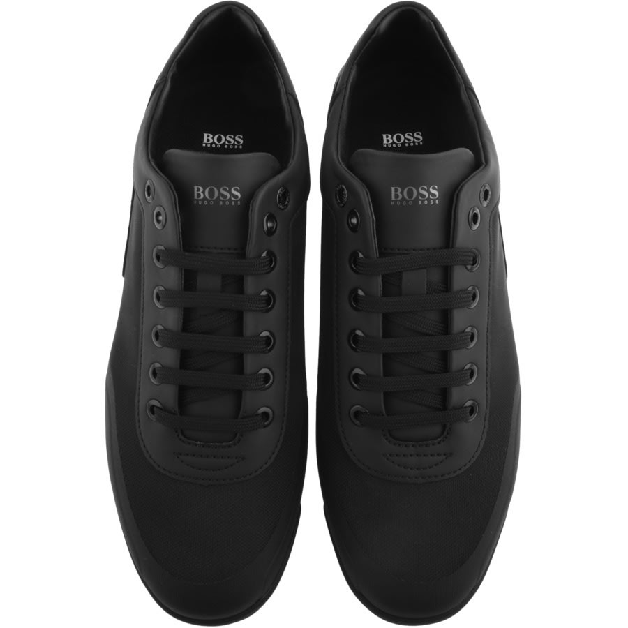 Alternative Image for ProductBOSS HUGO BOSS Saturn Lowp Trainers Black3